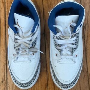 Jordan 3 Rwteo - Kids Sneakers White and Blue